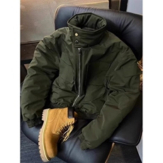飞行员夹克棉服男冬季教练高级感痞帅立领短款工装外套MJ111，男装夹克，星座1116A（原606A-3）