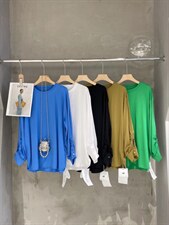 春季新款-简约纯色T恤，女装T恤，FU