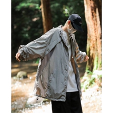 美式机能连帽防晒衣男夏季薄款高街潮牌防晒服痞帅户外，男装防晒衣，星座716-2