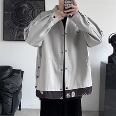潮流夹克潮男春季假两件外套J247P57，男装夹克，星座1116-2