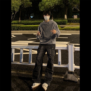 秋冬牛仔裤新款ins春季文艺气质潮流潮青春流行慵懒KX36-P73图片