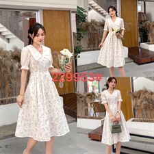 夏季新款碎花连衣裙，女装连衣裙，锦心绣