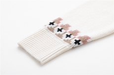 2025年秋季时尚百搭通勤简约休闲七针加厚圆领费尔岛开衫，女装羊绒衫，轩妮羊绒