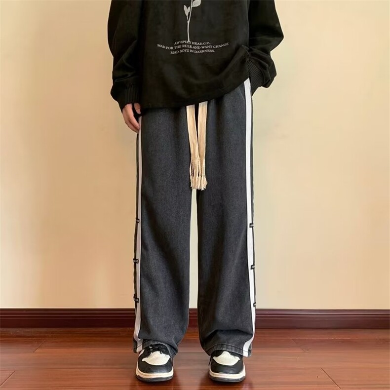 牛仔裤男秋季潮大码休闲裤子高街XK8023P45,男装牛仔裤,星座1116-2