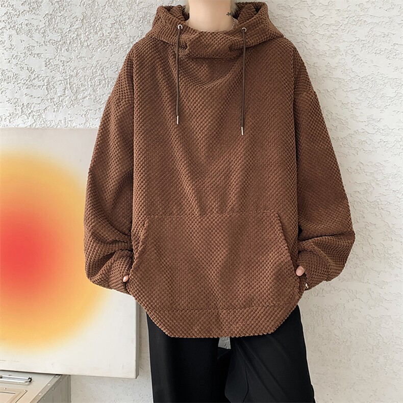 现货DSA059-WY7879-p60控88新款灯芯绒卫衣高质量抖音品质重磅,男装卫衣,电商A059