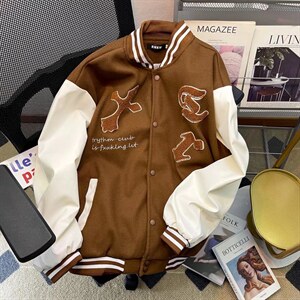 潮流夹克潮男春季棒球服JK8502P65图片