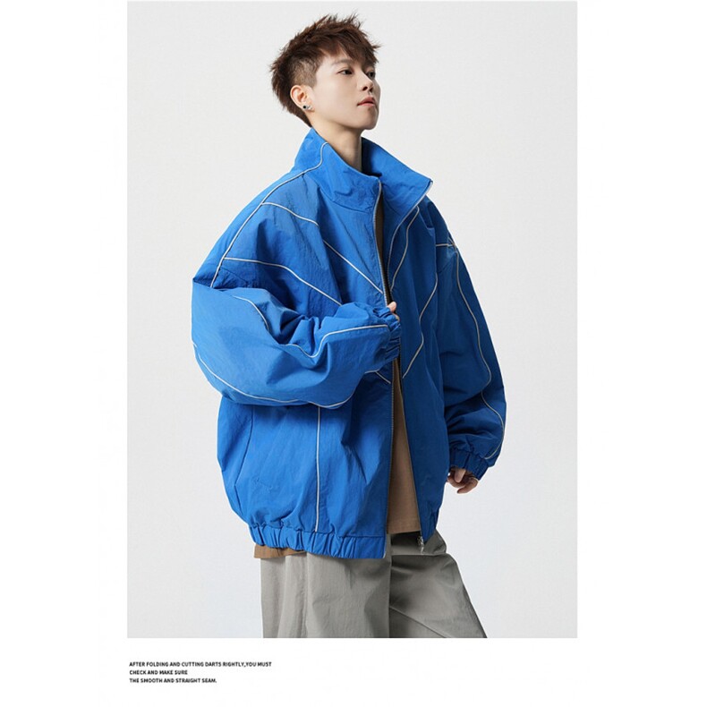 1506/QA5080/P86立领防寒服男棉衣冬装外套加肥大码潮牌宽松棉袄,男装棉衣,星座1506