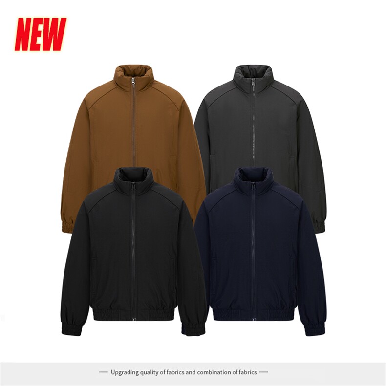 高品质防寒高街单拉链冬季加厚百搭棉衣丝绵外套HY2999-P78控129，男装棉衣，星座610B-1