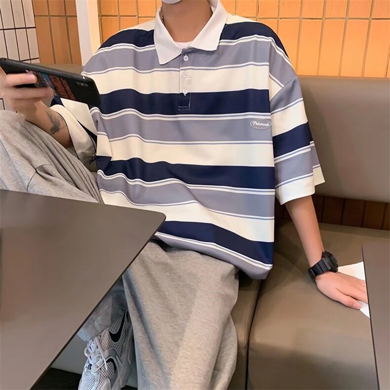 男春季polo潮流时尚休闲短袖T08P27,男装Polo衫,星座1116-2