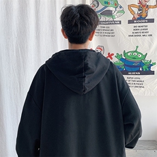 KS21238-P38加绒-P43连帽开衫卫衣男运动外套大码班服，男装卫衣，电商A040