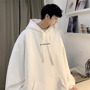 男生连帽卫衣chic港风痞帅外套潮流上衣宽松百搭ins潮牌CM155/P54图片