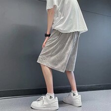 218-1-P22-KK009夏季款休闲雪花短裤，男装休闲裤，四季星座218-1
