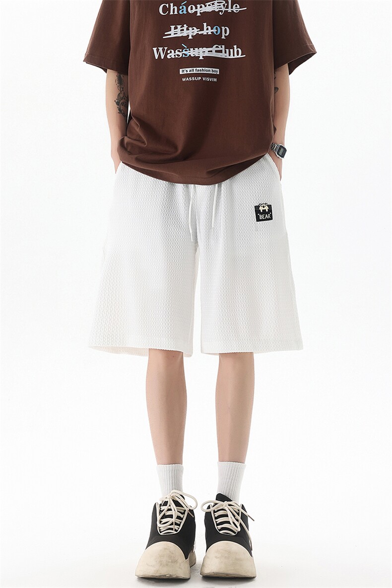 8XL-M2025夏季特大码阔腿短裤男高街ins宽松垂感休闲裤DK1510P45,男装牛仔裤,电商D206-1