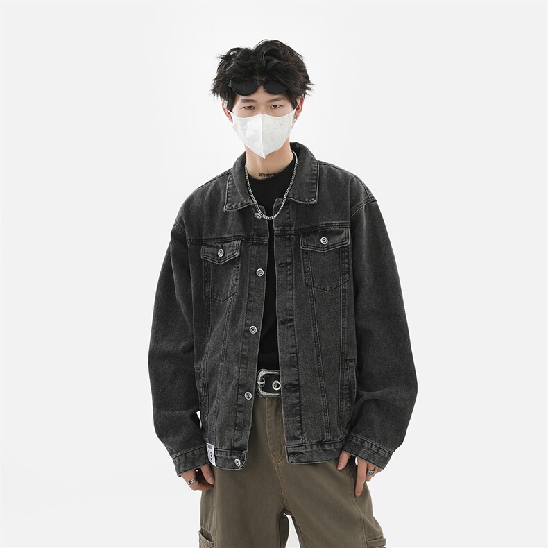 xz905-2-JK123#P70-(控108)春季美式高街休闲牛仔外套图片 xz905-2-JK123#P70-(控108)春季美式高街休闲牛仔外套图片