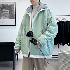 M-8XL冬季新款男士连帽休闲大码加厚棉衣外套XZ109-6000-108，男装棉衣，星座109-1