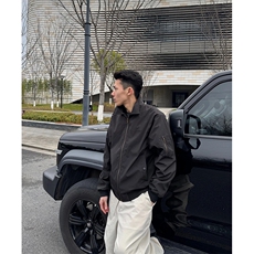 【网图慎用】秋季新款夹克感外套宽松休闲男5Q1092-TP4078，男装夹克，电商A102