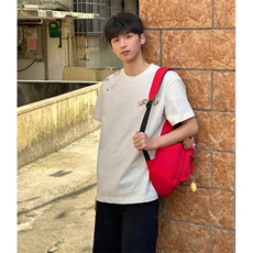 万针全刺绣工艺抖音得物高品质260克重磅纯棉双纱美式高街短袖T恤，男装T恤，电商A486