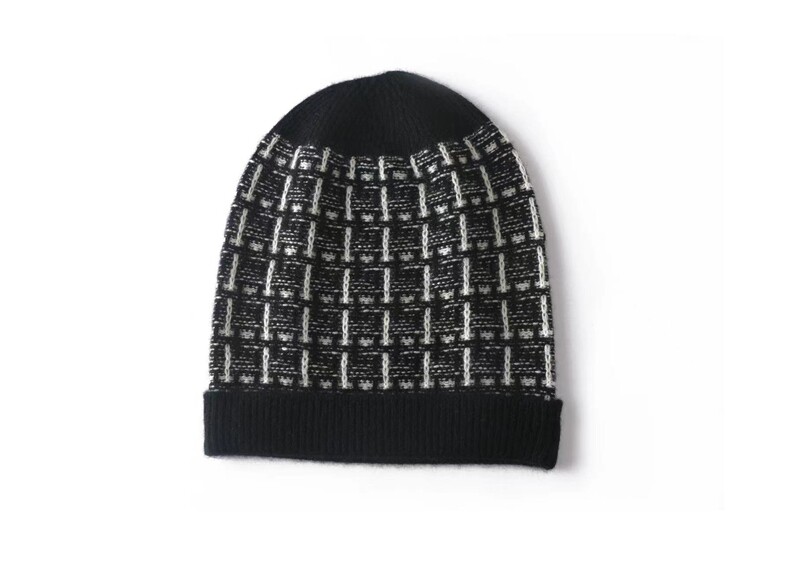 秋冬时尚金丝帽柔软保暖35%，帽子，天宇悦翔羊绒