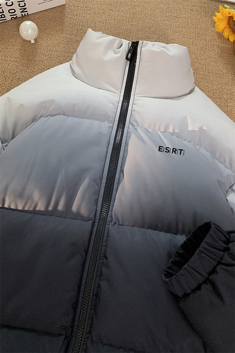 量大优可提供视频冬棉衣立领渐变HD019-1-MF5342-P75,男装棉衣,电商019-1