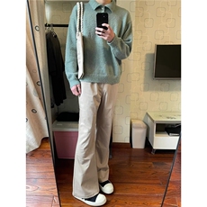 欧美小众高级感毛衣男宽松氛围感圆领套头针织衫情侣上衣，男装针织衫/毛衣，星座506A