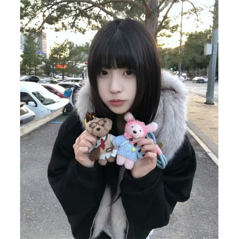 座山雕棉衣棉服女款冬季派克服小个子棉袄加绒加厚外套M8348,男装棉衣,星座1116A（原606A-3）