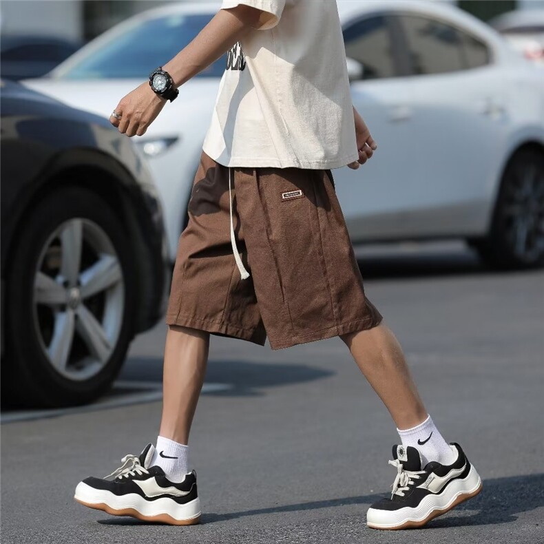 男春夏新款青少年时尚休闲短裤 P20图片