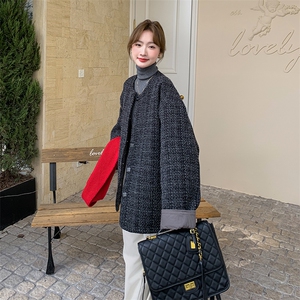 2025冬款小香风棉服B109-9075-200-288图片