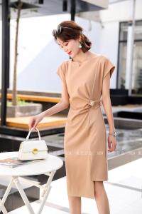 夏装新款连衣裙，女装连衣裙，水恋百合