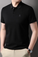 QLM18217男士2024年夏季新款百搭T恤男短袖商务休闲体恤男装，男装T恤，电商B360