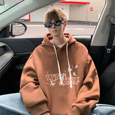 连帽卫衣男大码胖子帽衫大号运动服WY2443-P35，男装卫衣，电商A040