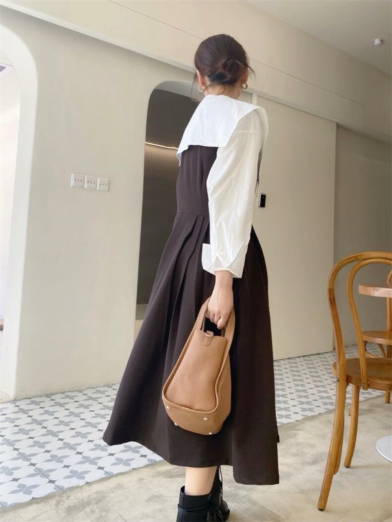 大翻领背心裙两件套，女装背心吊带，Balance Studio