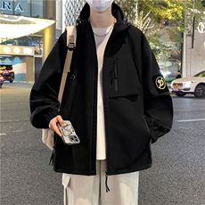 M-8XL【工厂主推】春季新款夹克外套A436-D1205-小码P65-大码P70，男装夹克，电商A436