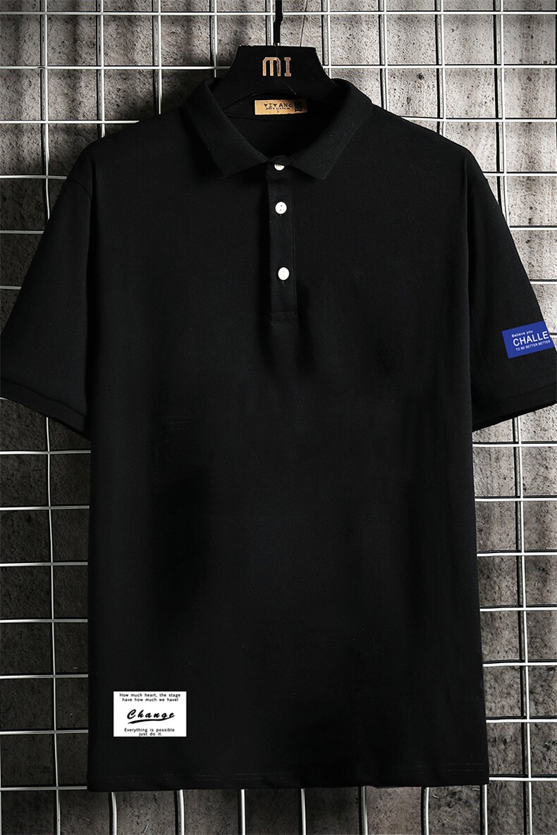 PL57062-P35翻领短袖polo衫男大码胖子半袖t恤男有领保罗衫,男装Polo衫,电商A040A
