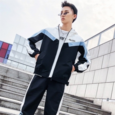 卫衣套装男士春季2021新款韩版潮流运动休闲两件套外套DS366T，男装卫衣，电商A102