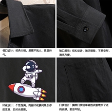 CS15158-P38长袖衬衫男士大码宽松衬衣男寸衫男寸衣，男装衬衫，电商A040A