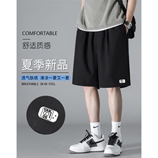 抗皱冰丝薄款舒适亲肤潮流休闲清爽速干五分裤DK505-特批17，男装休闲裤，星座718-1