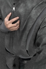 高品质设计感pu皮结构夹克外套男CP96-特p75，男装夹克，电商B371