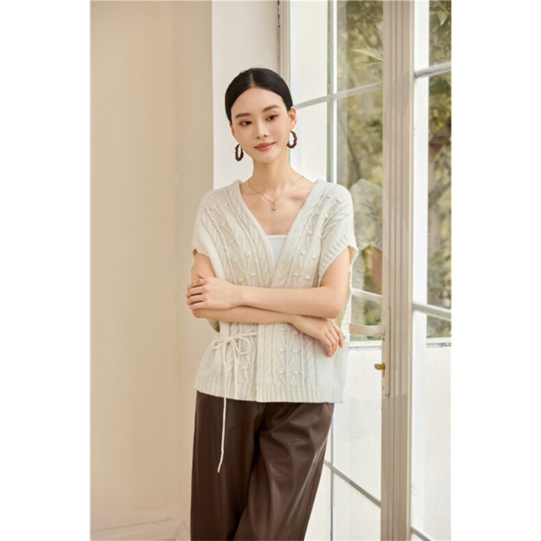 2025年秋季女士马甲无袖，女装羊绒衫，仙姿羊绒