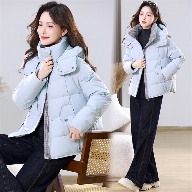 2025年冬季新棉衣时尚保暖显瘦现货，女装棉衣/棉服，婷轩阁