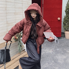 【新款有货】韩版设计感褶皱羽绒服2c213-8219-P295-K418，女装羽绒服，2C213