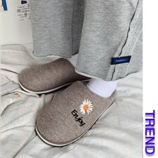 秋冬新品卡通情侣怪兽棉拖鞋韩版加绒居家室内男女潮鞋Z02-P15，男鞋拖鞋，星座1501