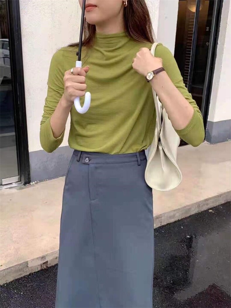 〖现货〗羊毛半高领打底衫秋冬单品之一，其它，炽元素