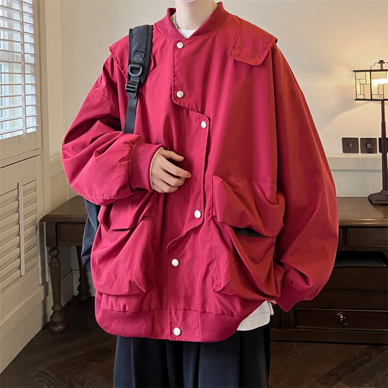 错位门禁飞行员夹克男外套男棒球衣服XH26-P70,男装夹克,电商B367