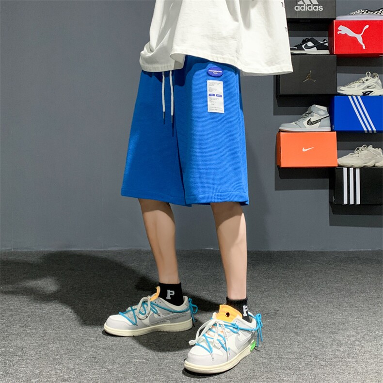！2023夏季新款男士华夫格短裤百搭运动五分裤中裤DK666P25，男装休闲裤，电商B220
