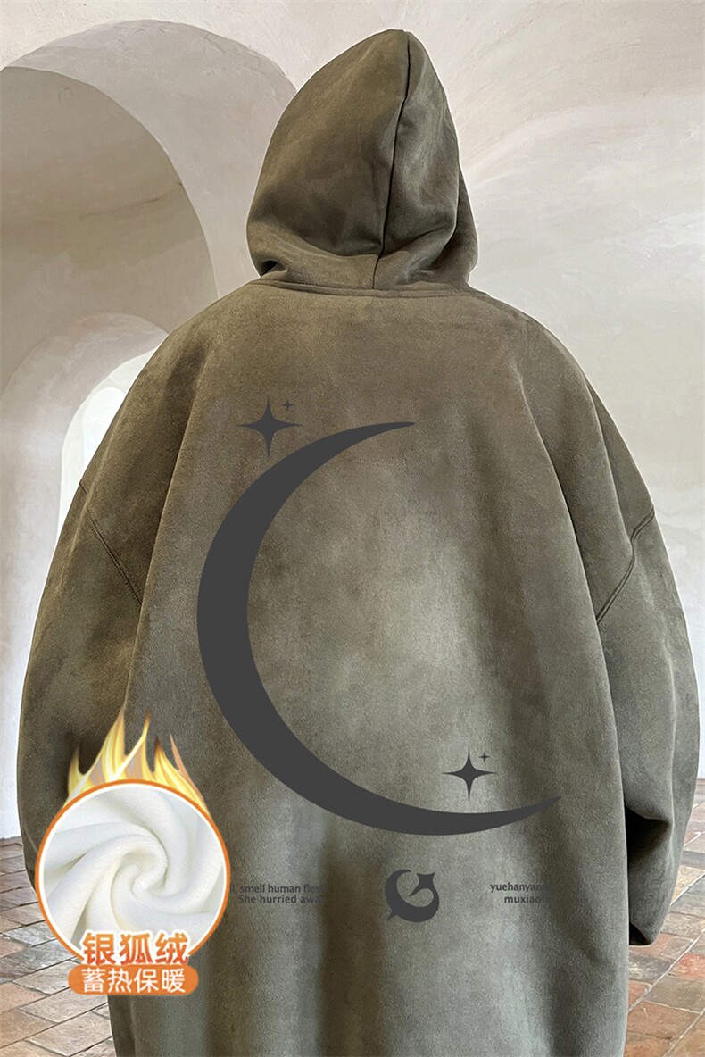 量大优可提供视频麂皮绒卫衣连帽HD019-1-LPWY4204JR-P50,男装卫衣,电商019-1