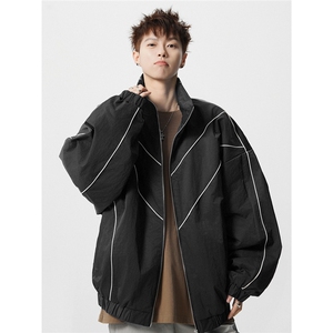 可二开机能防寒棉服M-5XL大码涤纶棉服男白底78176P138控198图片