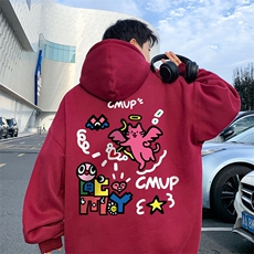 酒红色