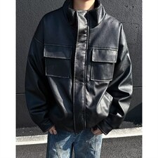 冬季2026新款棉衣外套男夹克宽松加厚保暖羊羔毛皮毛一体棉服D823，男装夹克，星座506