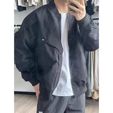 男女同款夹克秋冬季日系潮牌时尚简约宽松纯色夹克JW22，男装夹克，星座1116A（原606A-3）