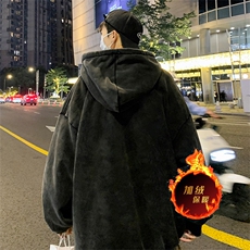 直播品质500克重磅美式做旧水洗卫衣SL1553-常规特P55加绒特P65，男装卫衣，电商A486